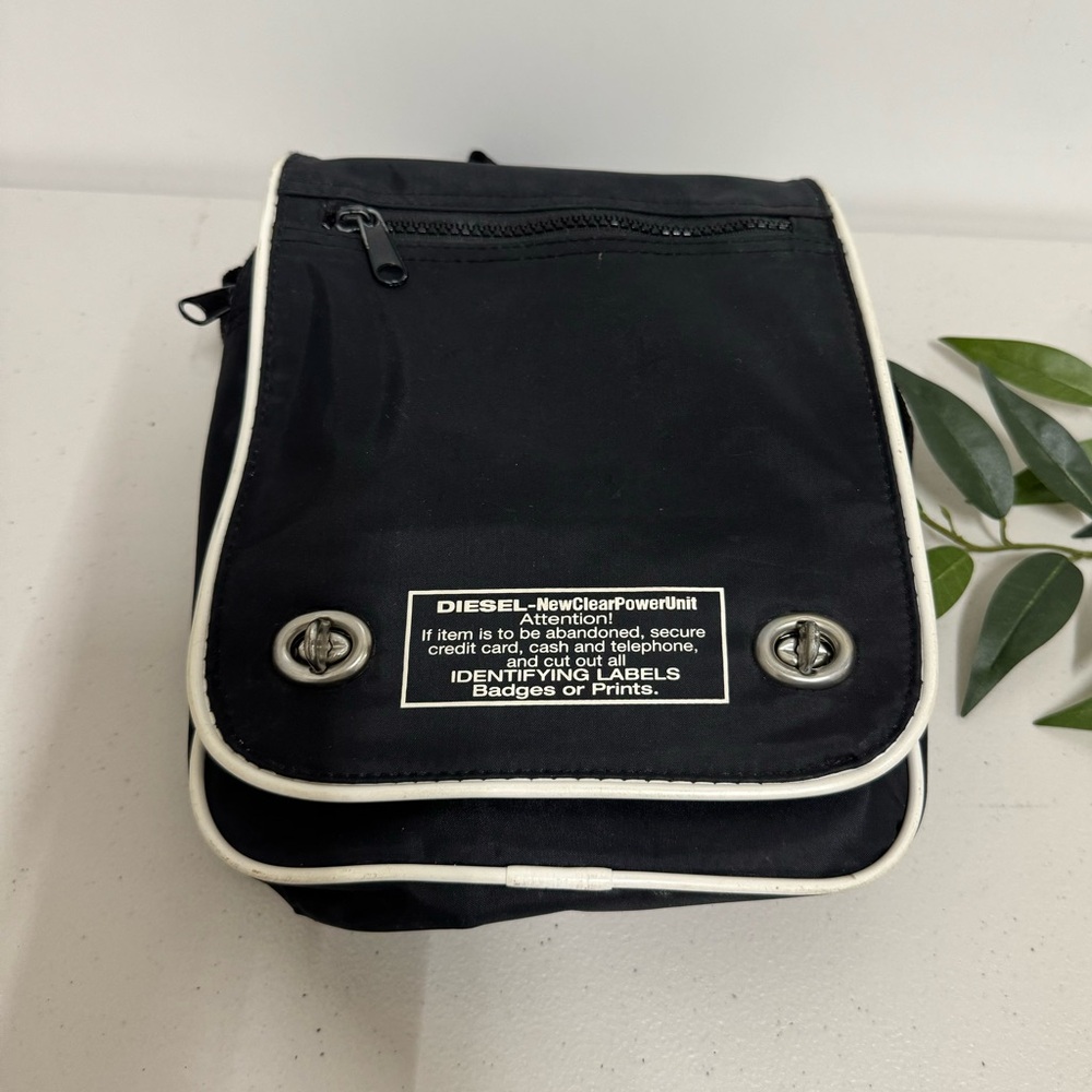DIESEL VINTAGE Y2K FLAP LIGHTWEIGHT BACKPACK
